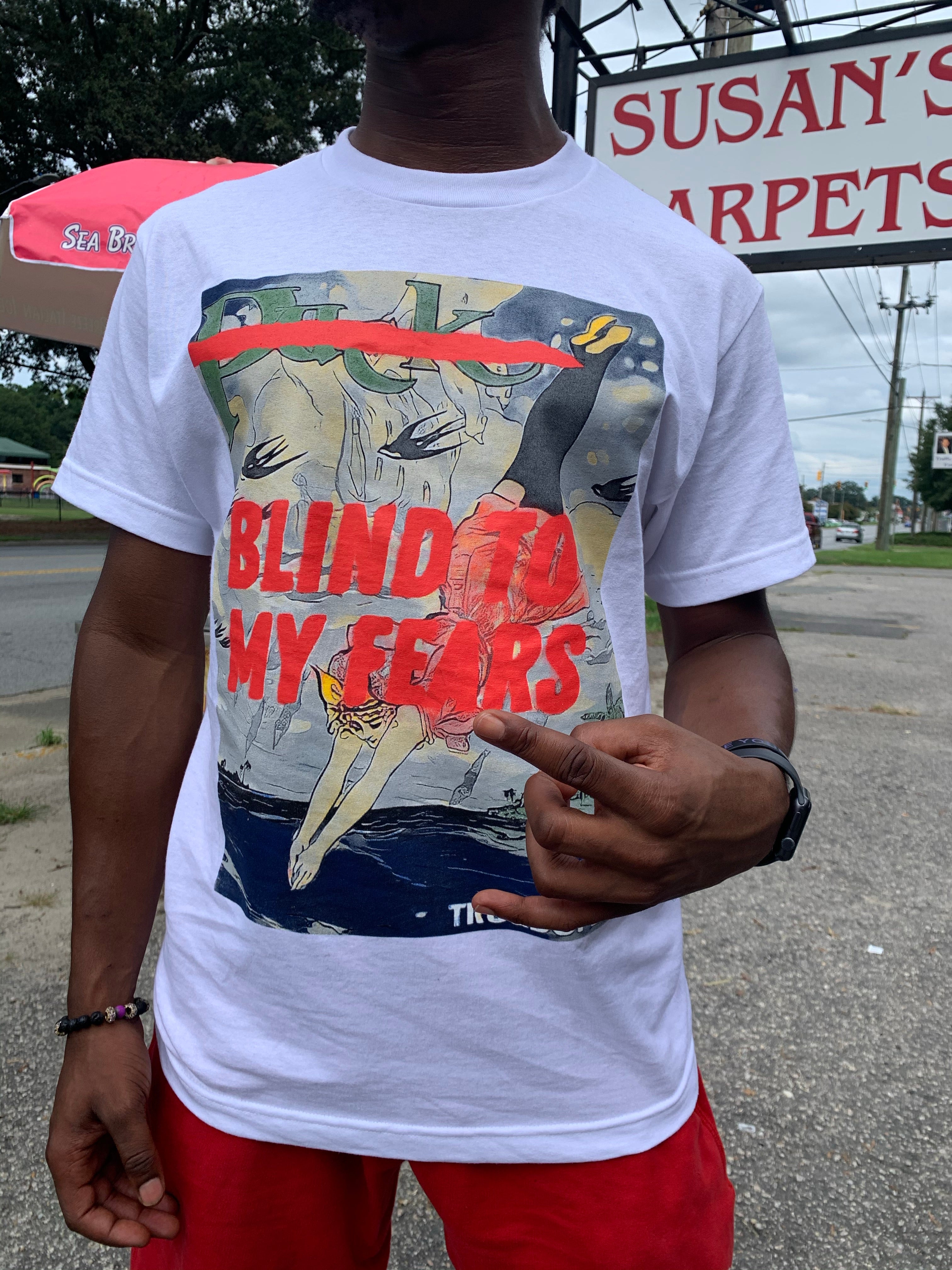“Blind To My Fearz” Tee - Tru&dopeclothing