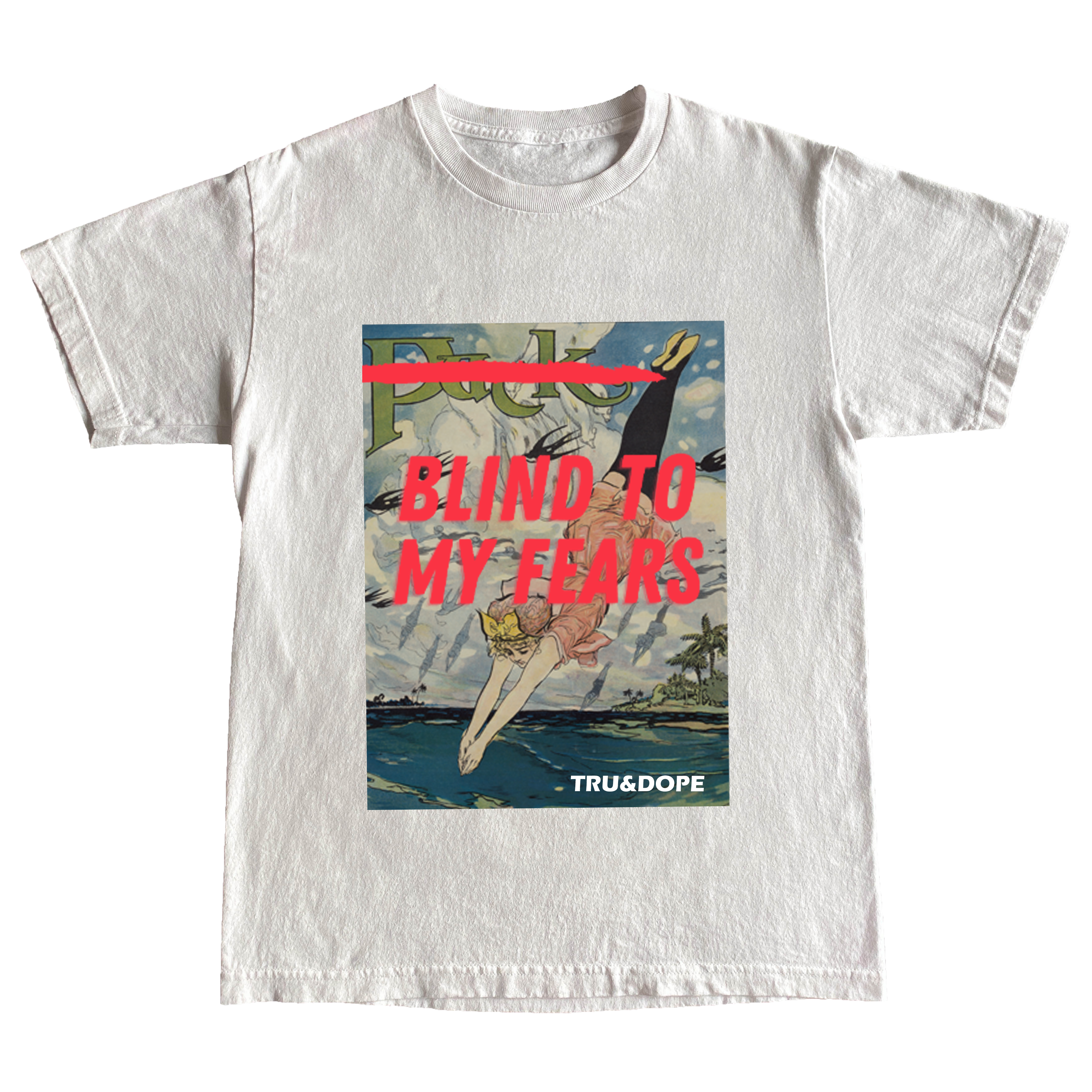 “Blind To My Fearz” Tee - Tru&dopeclothing