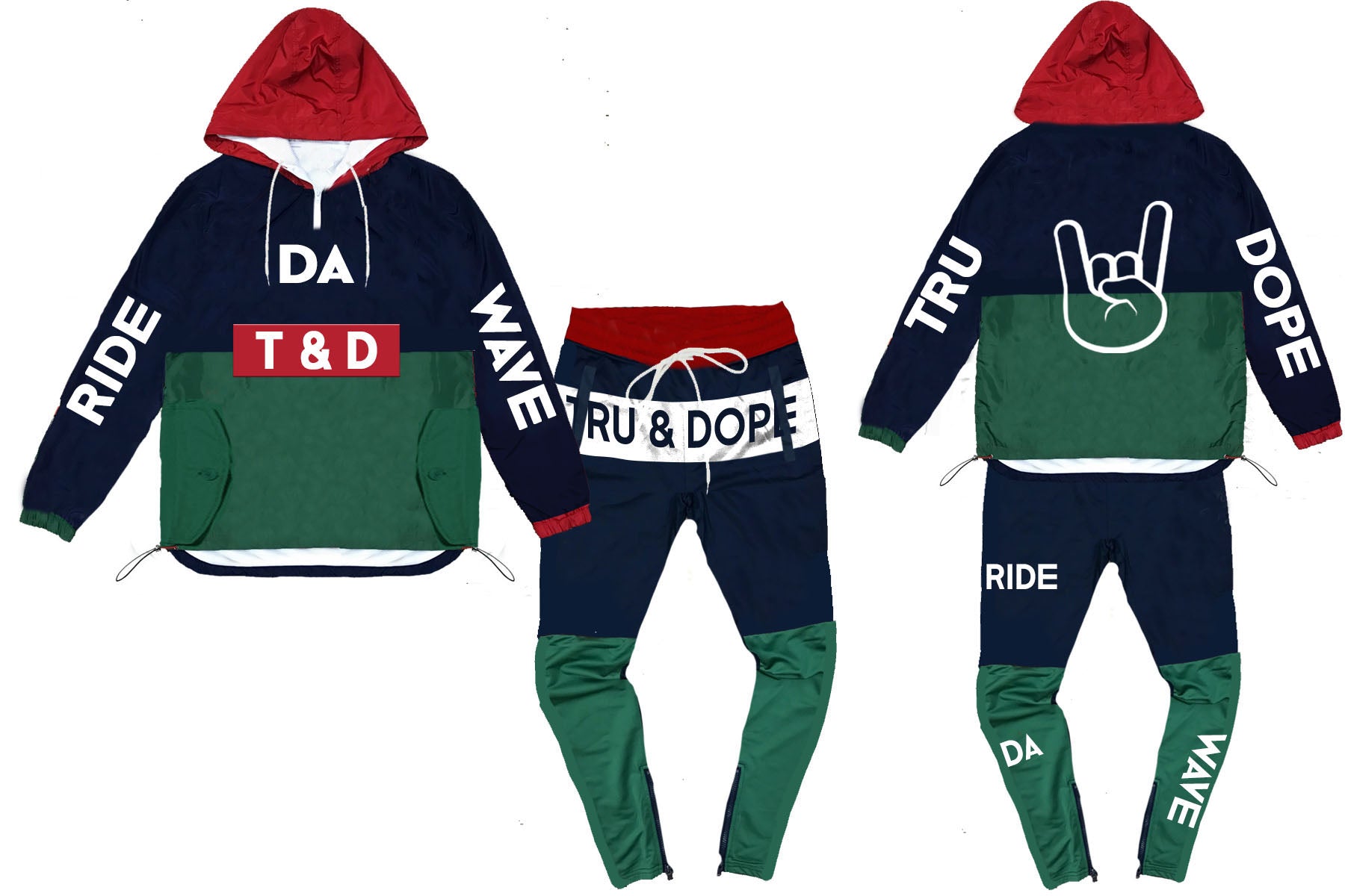 Ride Da Wave Nylon Set - Tru&dopeclothing